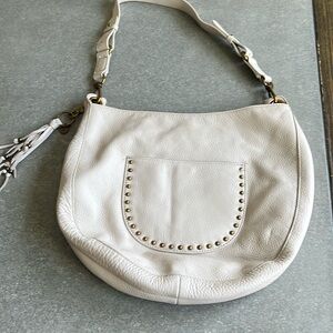 The Sak Cream Leather Purse